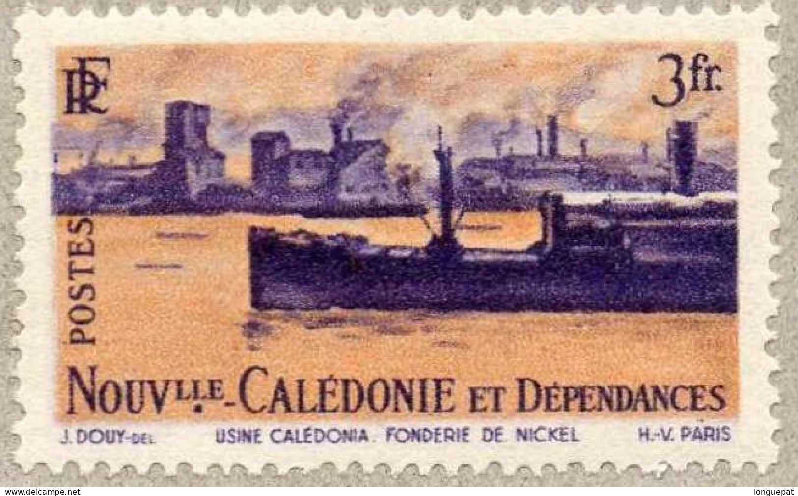 Nelle CALEDONIE :  Fonderie De Nickel Et Bateau - Industrie  - Série Courante - - Ungebraucht