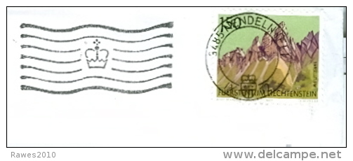 Liechtenstein Nendelin Stempel 2005 Krone In Wellen 1,50 Sfr. Garselliturm (Berge) - Macchine Per Obliterare (EMA)
