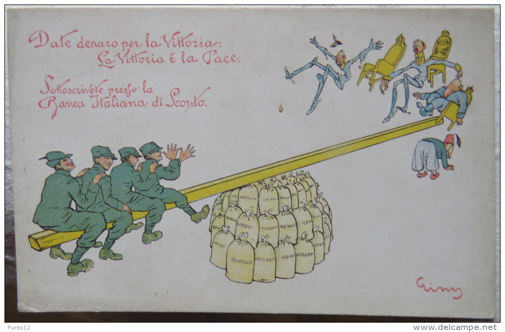 Italy, Italia, Satirical, Militaria, La Vittoria, Caricature, Turk - Autres & Non Classés