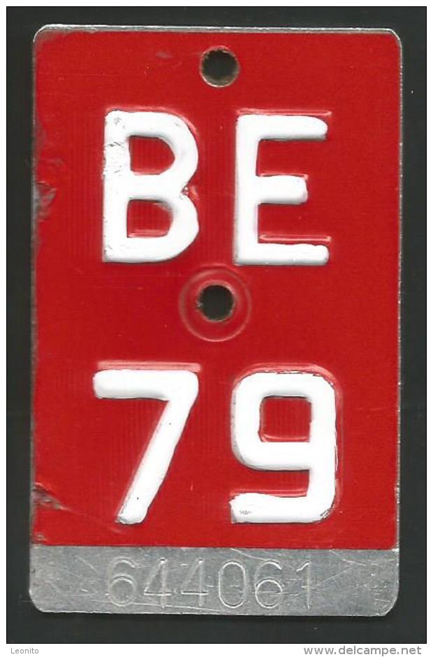 Velonummer Bern BE 79 - Nummerplaten