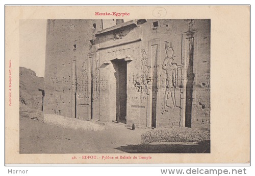 AFRIQUE EGYPTE EDFOU Pylône Temple - Edfou