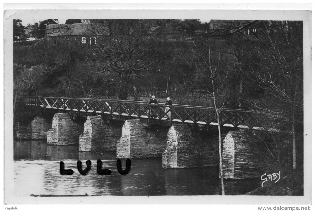 DEPT 44 : Guéméne Penfao , La Passerelle Des Grands Moulins - Guémené-Penfao