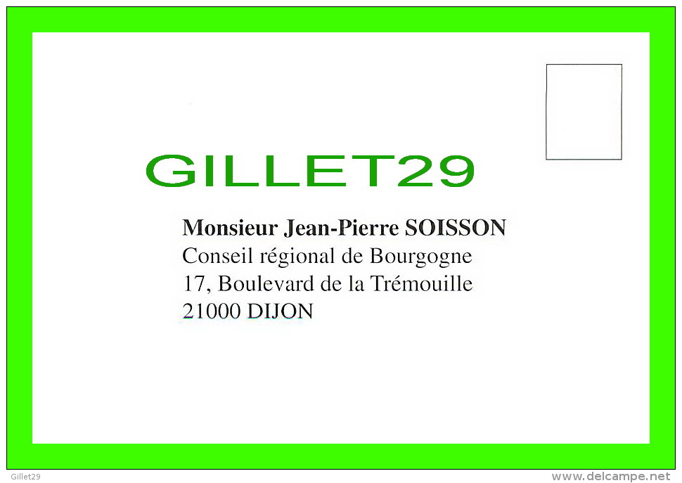 SYNDICATS - JEAN-PIERRE SOISSON DÉMISSION ! - CONSEIL RÉGIONAL DE BOURGOGNE, DIJON (21) - - Syndicats