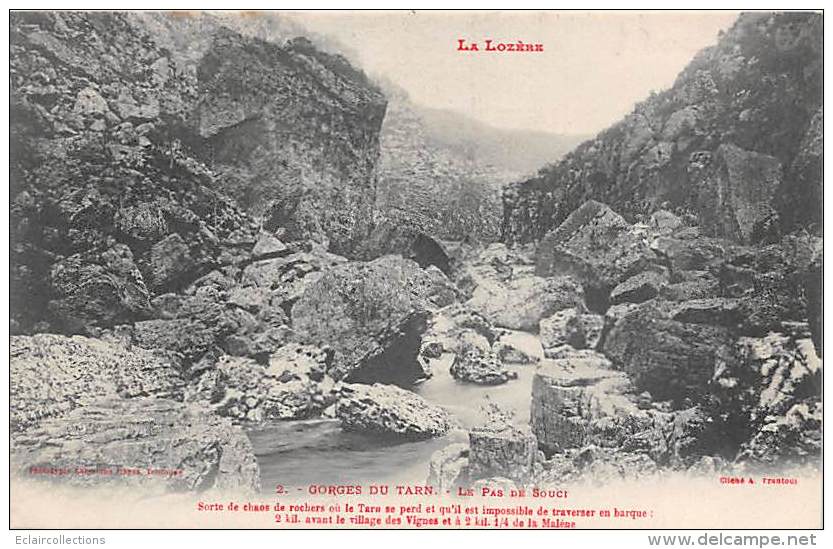 Lozère   48    Gorges du Tarn     Lot de 12 Cartes Diverses