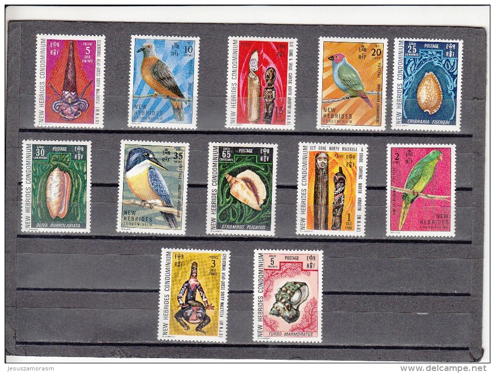 Nueva Hebrides Nº 338 Al 349 - Unused Stamps