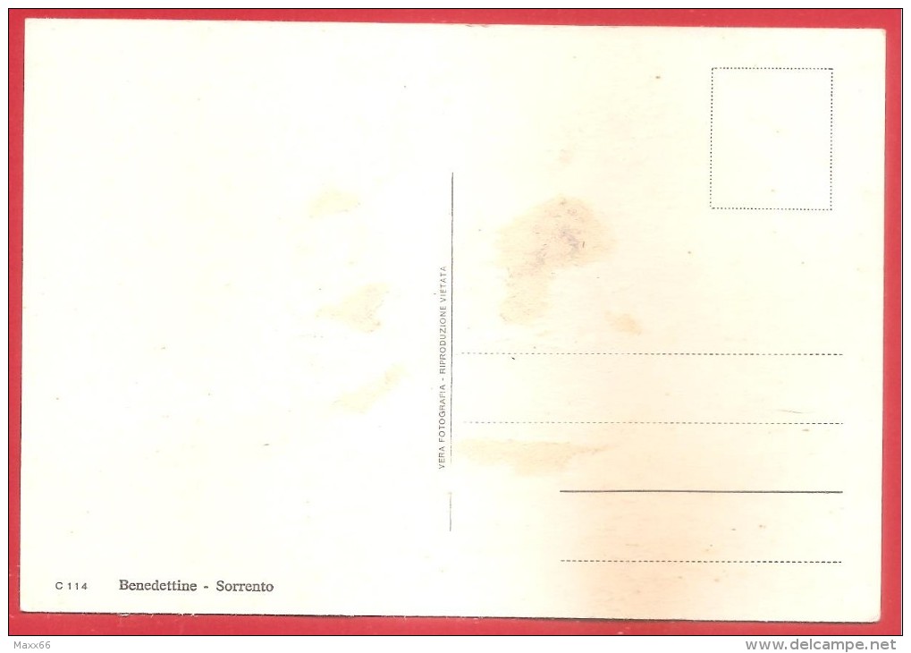 CARTOLINA NV ITALIA - CROCE SUL SASSO - Vittoria Pasquale Su Ogni Nostro Patire - Benedettine Sorrento - 10 X 15 - Andere & Zonder Classificatie