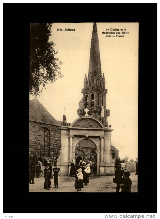 29 - ELLIANT - Monument Aux Morts - Baptêmes - Elliant