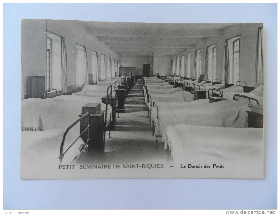 Cp Petit Séminaire De Saint - Riquier  Le Dortoir  Des Petits - Saint Riquier