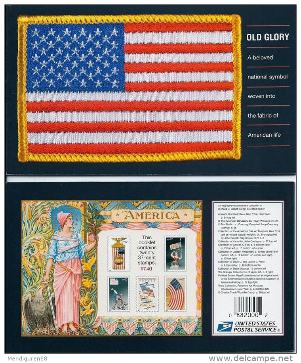 USA 2003 Old Glory Bookle Prestige Booklet BK294 $ 7.40 MNH SC C3776-80 YV C3469-3473 MI C3736-40 SG C4278-82 - 1981-...