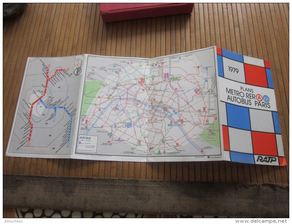 l'indispensable Paris par arrondissement : métro-autobus-banlieue répertoire rues+plan 1979 RATP métro RER autobus Paris