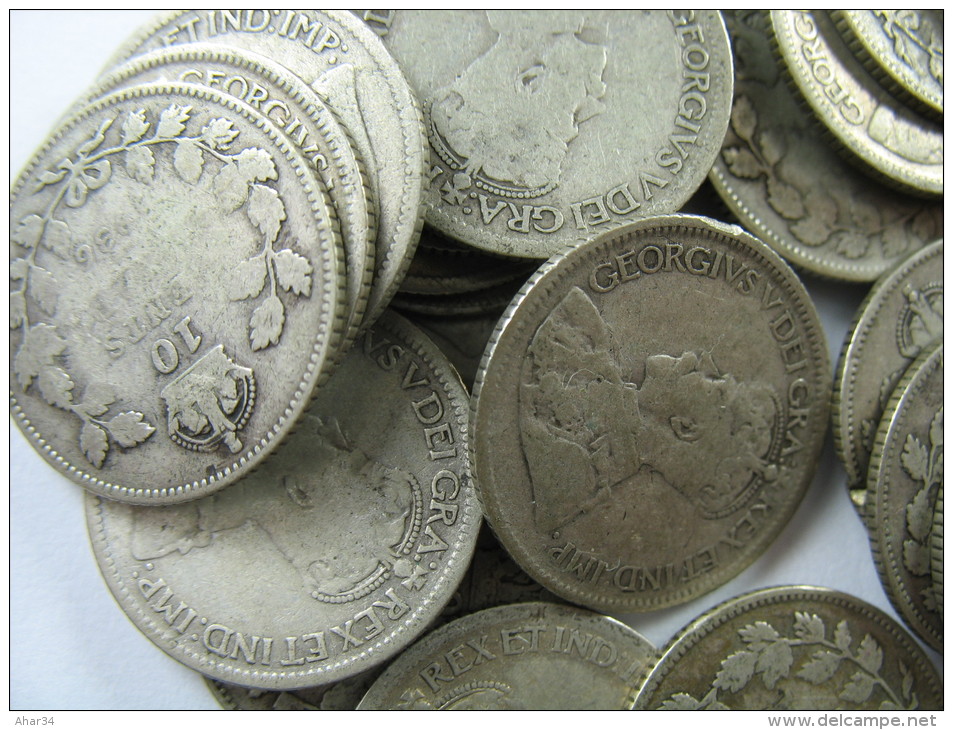 CANADA 10 CENTS SILVER 800 COIN   KM 23a YEARS 1921-1936 .  ONLY 1 COIN RANDOOM . LOT 25 NUM 2 - Canada