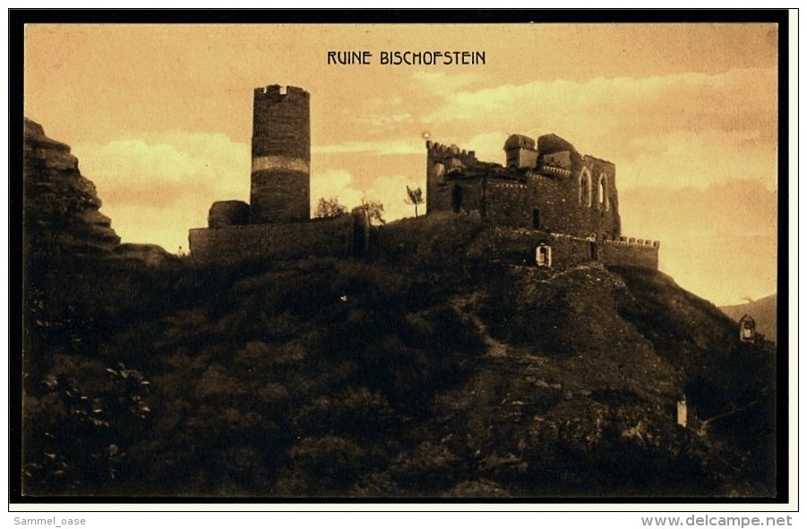 Ruine Bischofsstein  -  Ansichtskarte Ca.1910    (3211) - Mayen