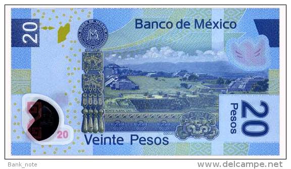 MEXICO SERIES N 20 PESOS 2010 Pick 122n Unc - Mexico