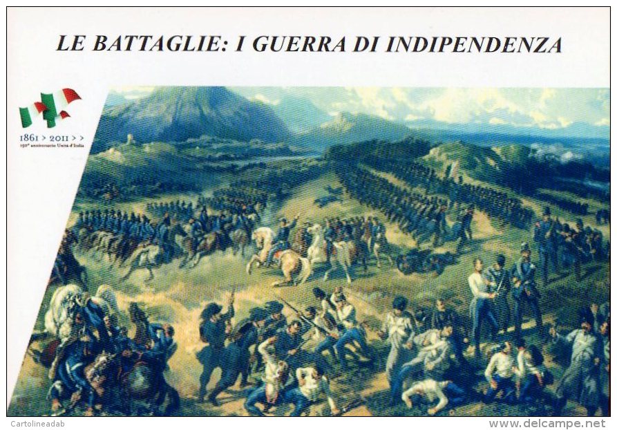 [DC1401] CARTOLINEA - SERIE LE BATTAGLIE: I° GUERRA DI INDIPENDENZA - CARICA DEI CARABINIERI A PASTRENGO (1) - Geschiedenis