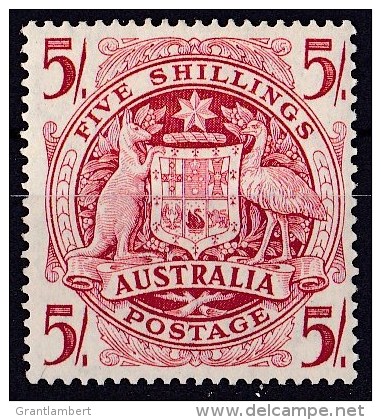 Australia 1948 Arms 5s MH - Mint Stamps