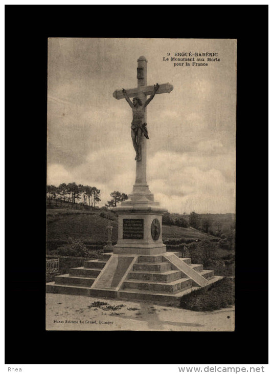 29 - ERGUE-GABERIC - Monument Aux Morts - Ergué-Gabéric