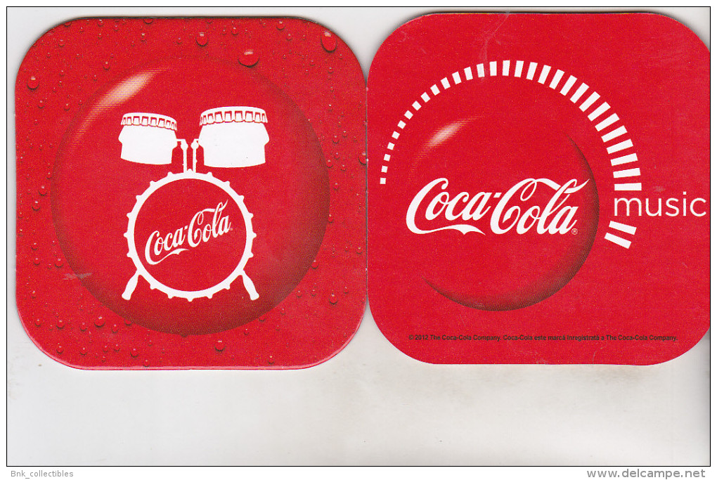 Romanian Coca Cola Coaster - Coca Cola Music - Sous-verres