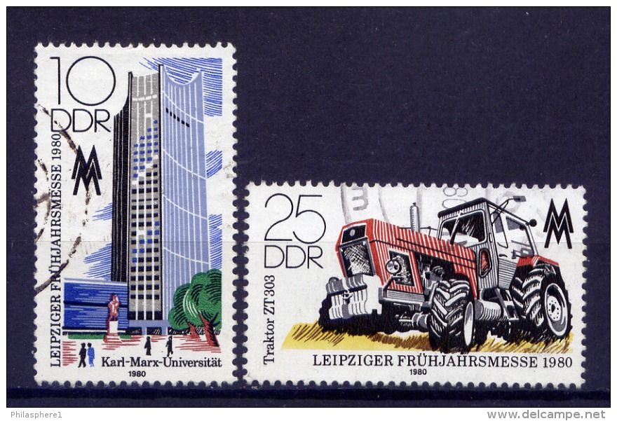 DDR Nr.2498/9      O  Used   (15963) (Jahr:1980) - Gebraucht