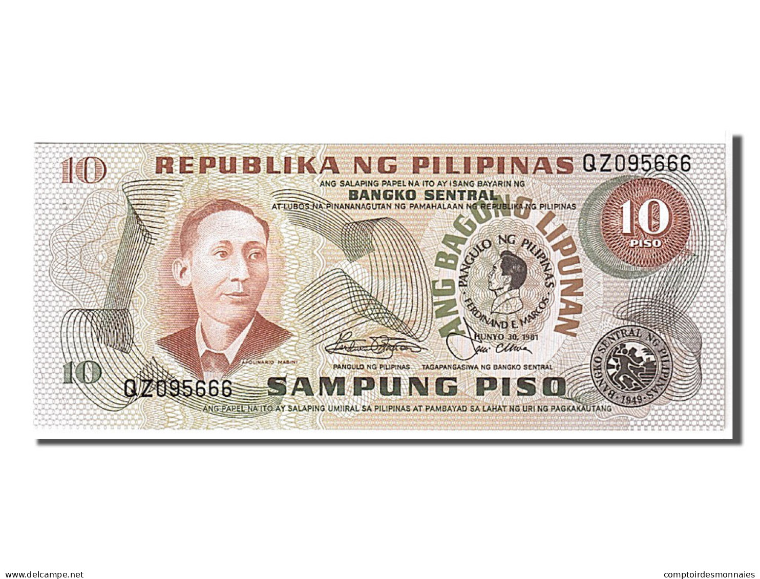 Billet, Philippines, 10 Piso, NEUF - Philippines