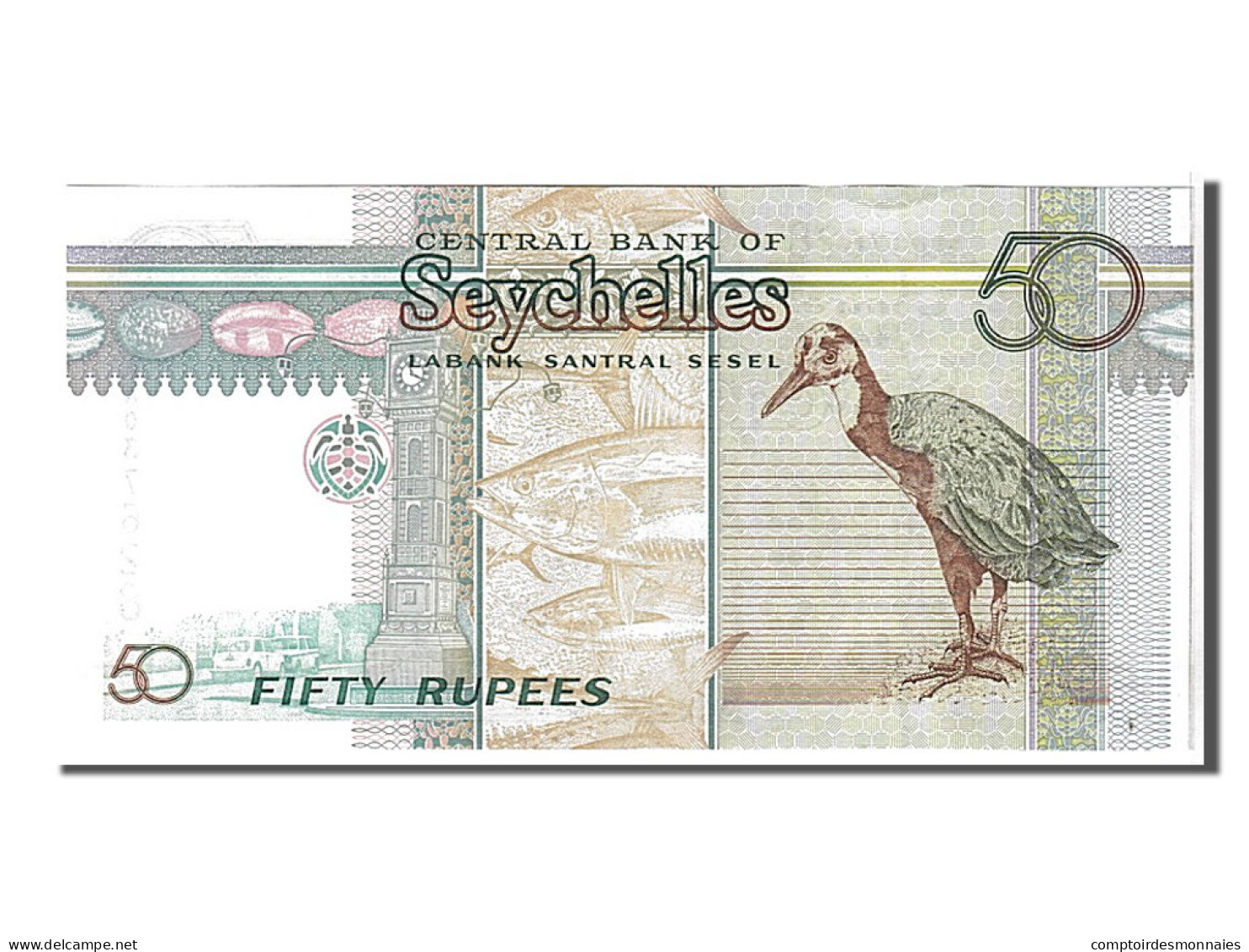 Billet, Seychelles, 50 Rupees, 1998, NEUF - Seychellen