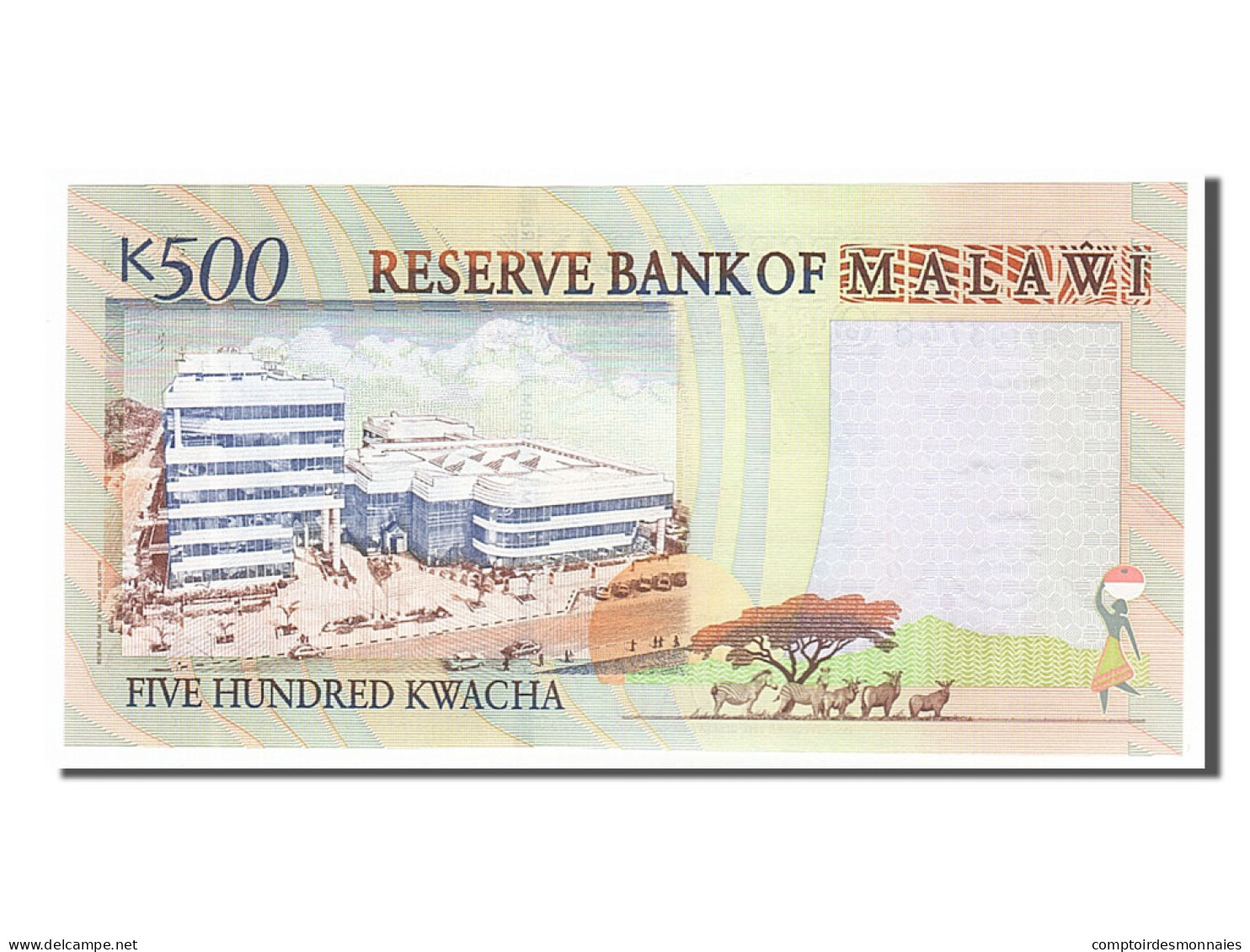 Billet, Malawi, 500 Kwacha, 2001, 2001-12-01, NEUF - Malawi