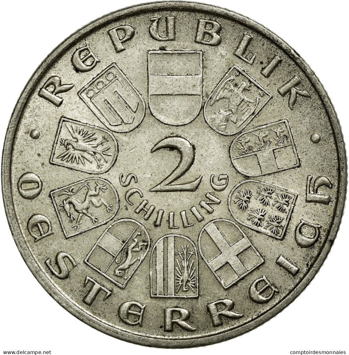 Monnaie, Autriche, 2 Schilling, 1929, SUP, Argent, KM:2844 - Autriche