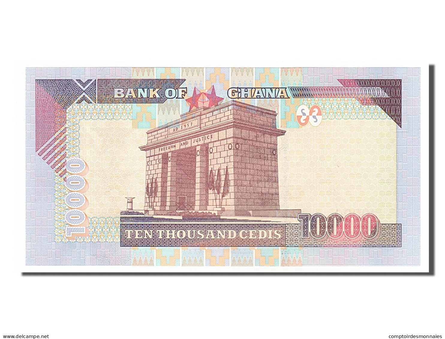 Billet, Ghana, 10,000 Cedis, 2002, 2002-09-02, NEUF - Ghana