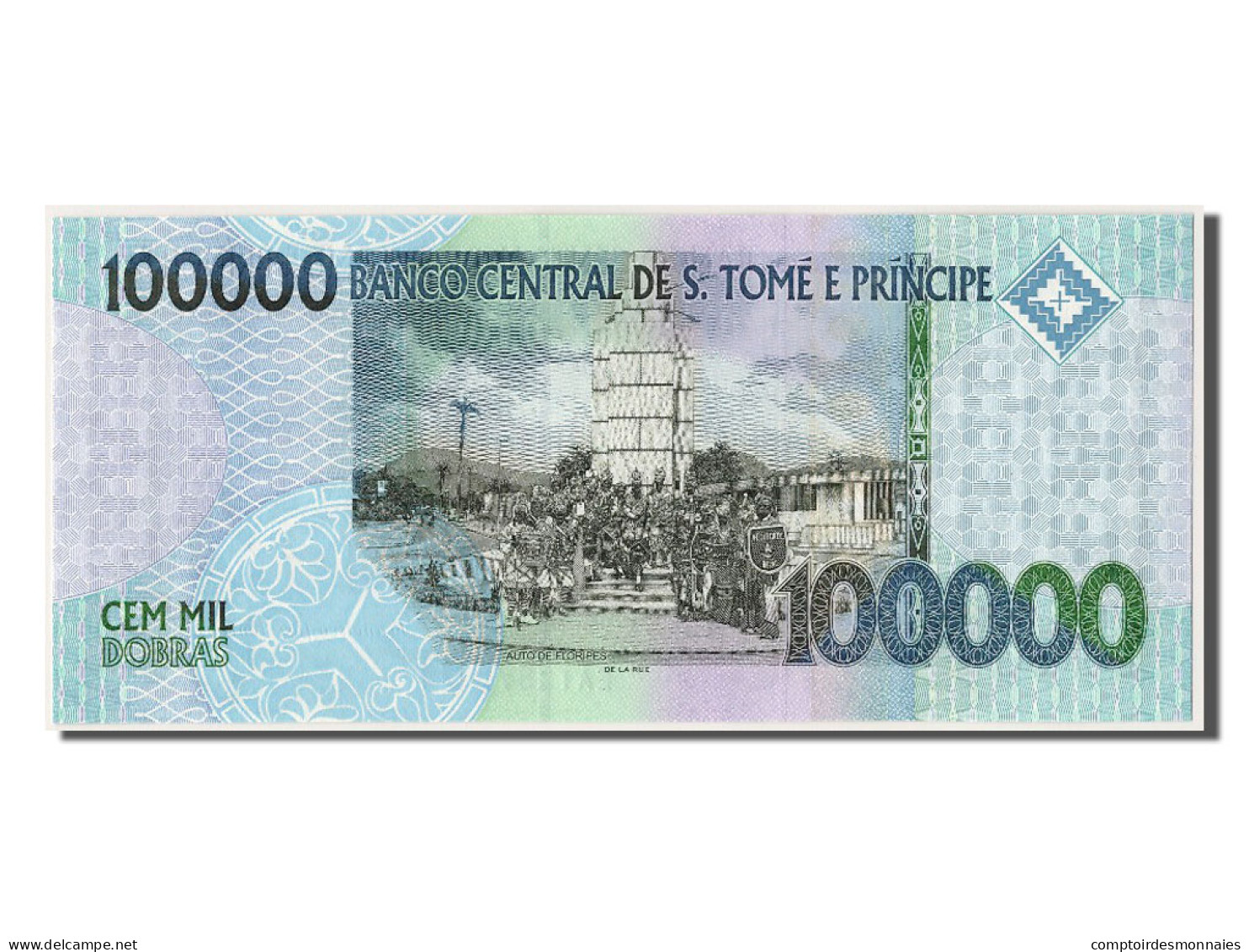 Billet, Saint Thomas And Prince, 100,000 Dobras, 2010, 2010-12-10, NEUF - Sao Tome And Principe