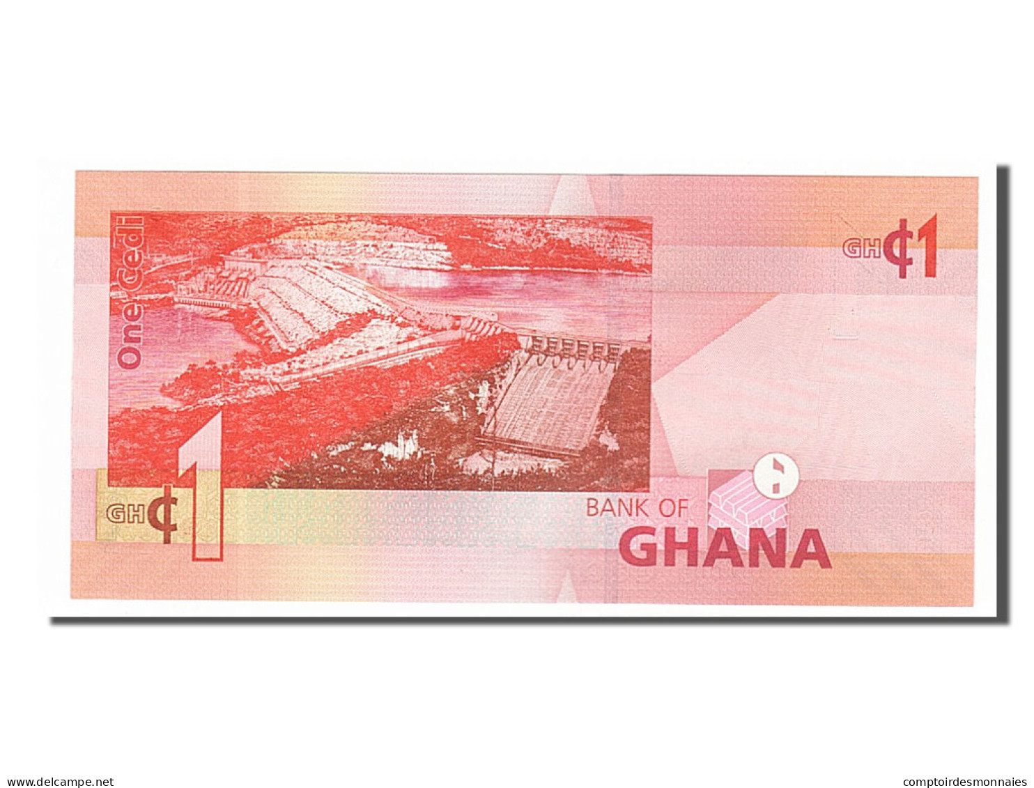 Billet, Ghana, 1 Cedi, 2010, 2010-03-06, NEUF - Ghana