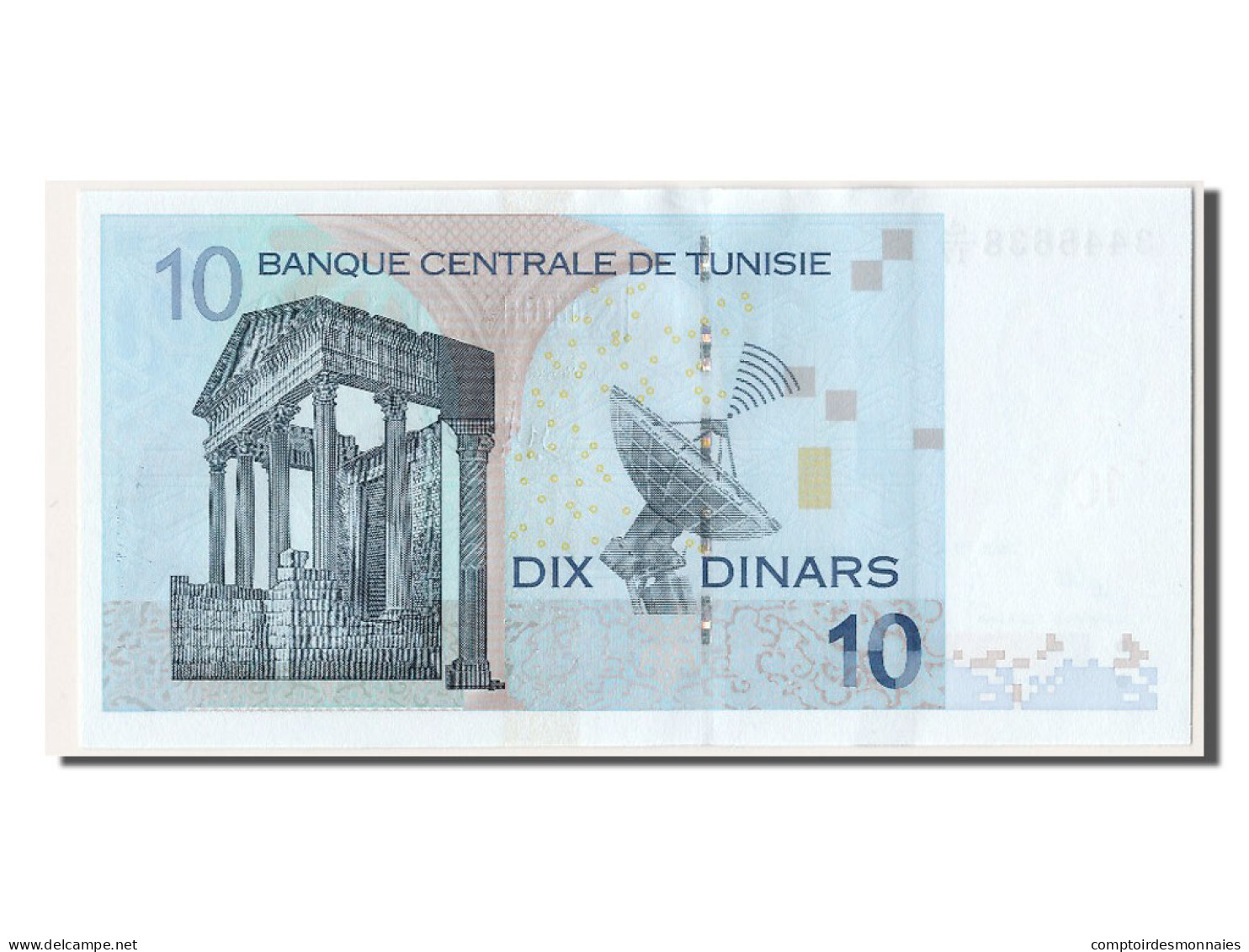 Billet, Tunisie, 10 Dinars, 2005, 2005-11-07, SPL - Tusesië