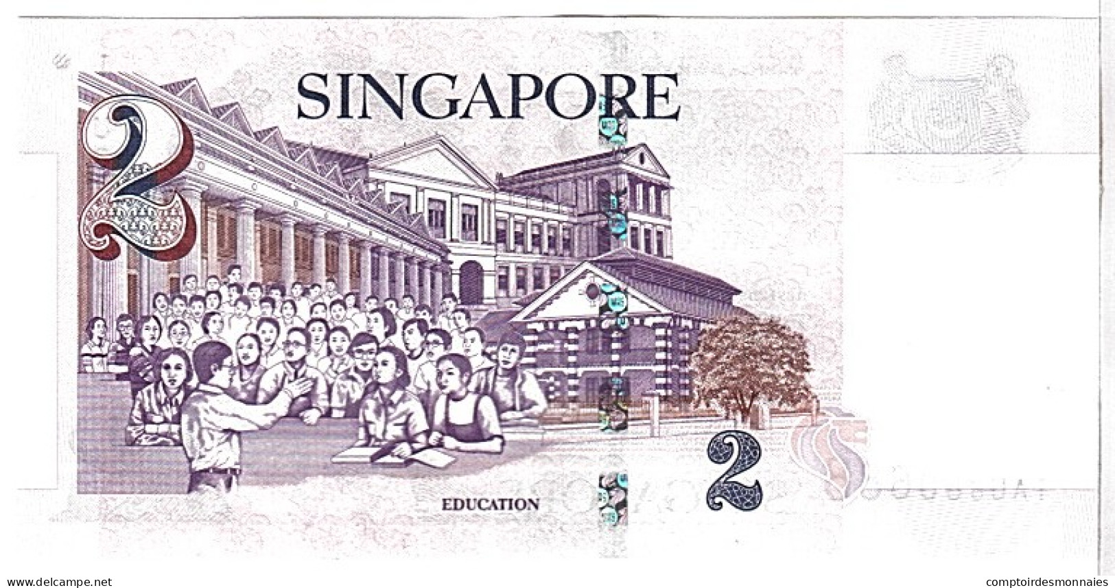 Billet, Singapour, 2 Dollars, 2005, KM:46, NEUF - Singapour