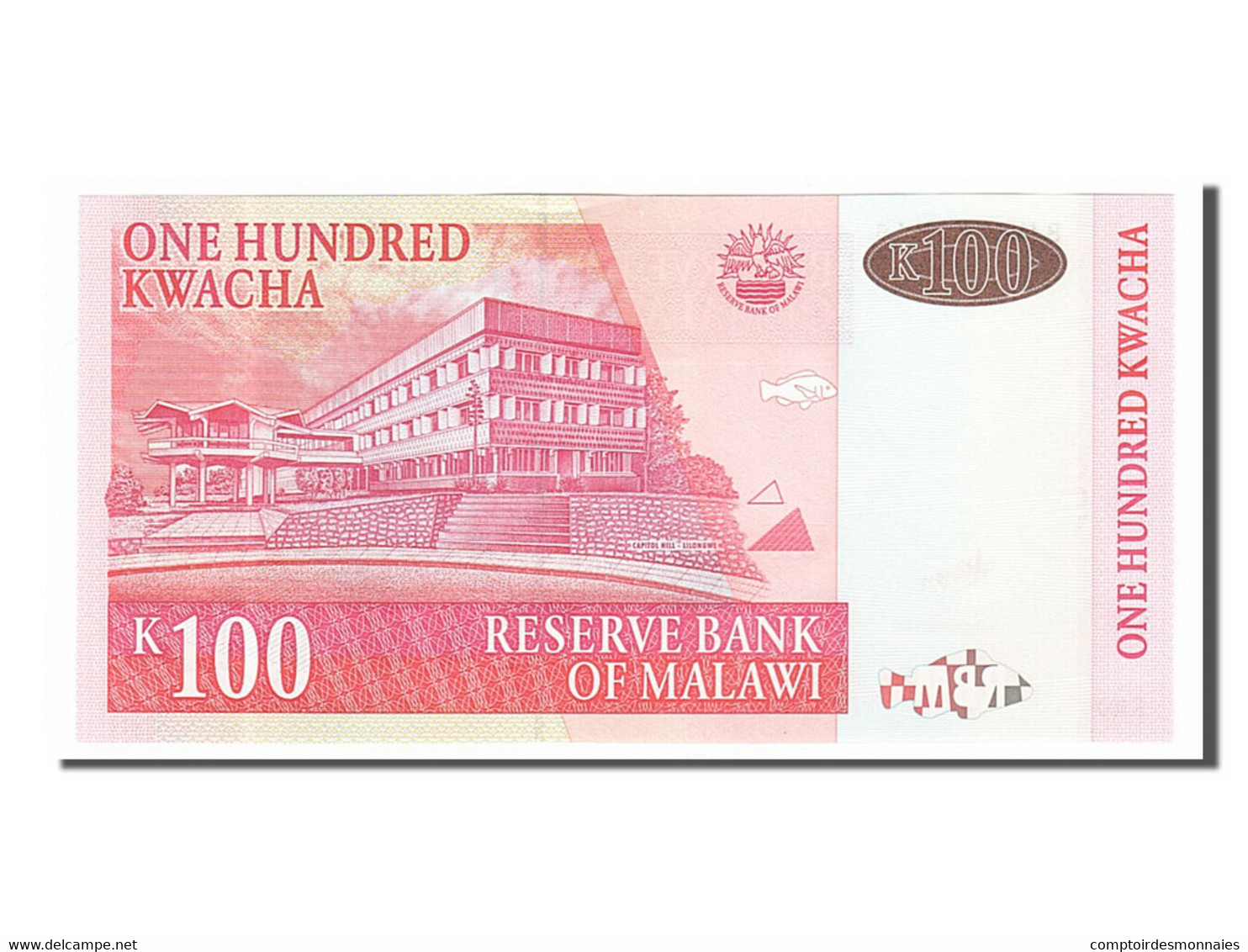 Billet, Malawi, 100 Kwacha, 2009, 2009-10-31, NEUF - Malawi