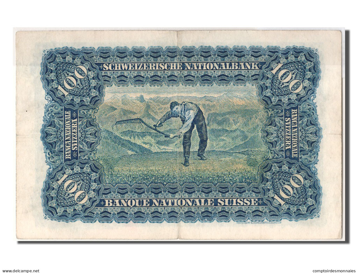 Billet, Suisse, 100 Franken, 1947, 1947-10-16, TTB+ - Suiza