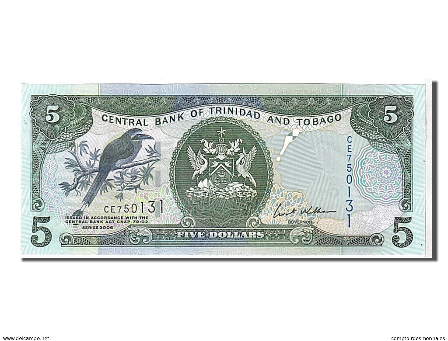 Billet, Trinidad And Tobago, 5 Dollars, 2006, KM:47, NEUF - Trinidad Y Tobago