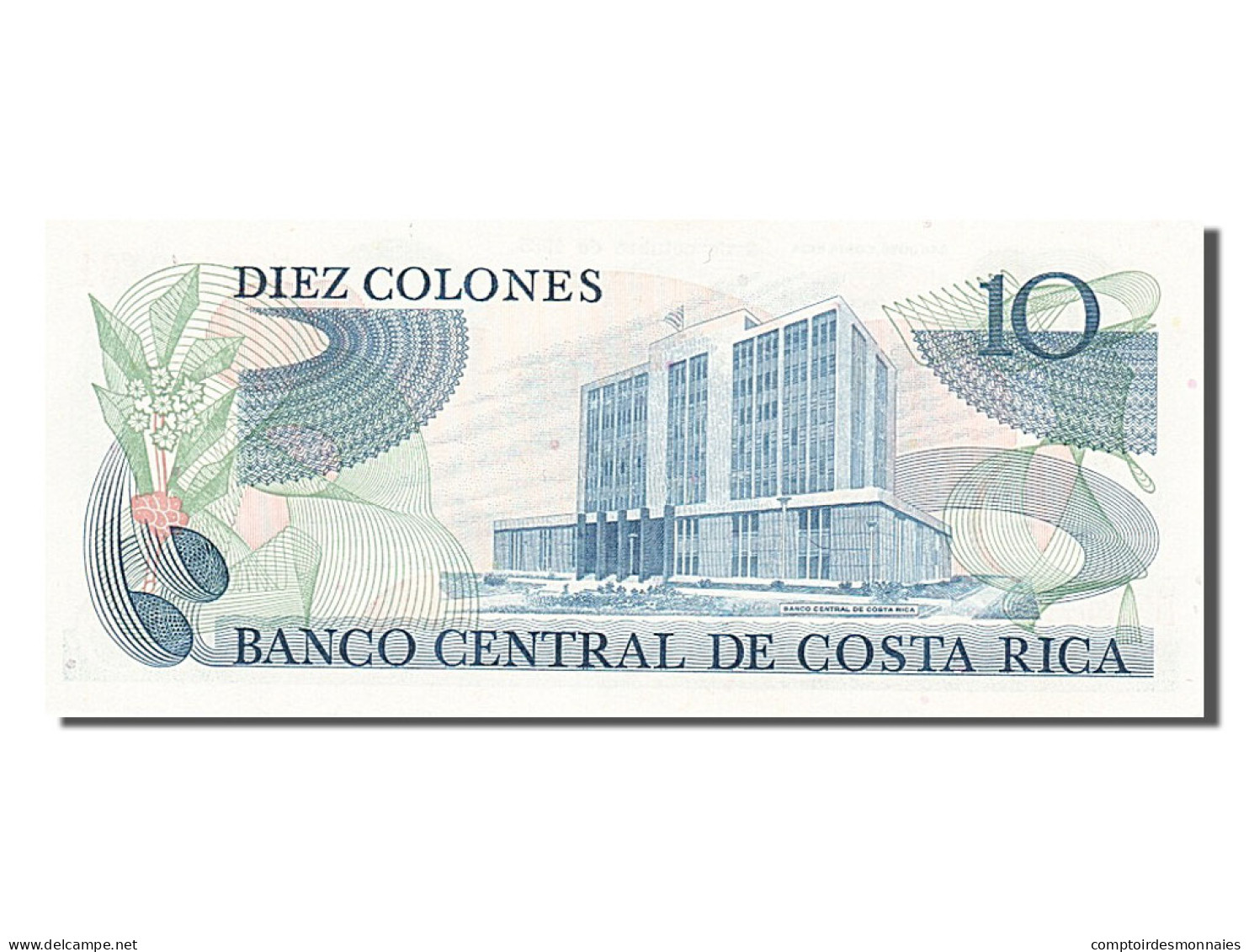 Billet, Costa Rica, 10 Colones, 1985, 1985-10-02, NEUF - Costa Rica