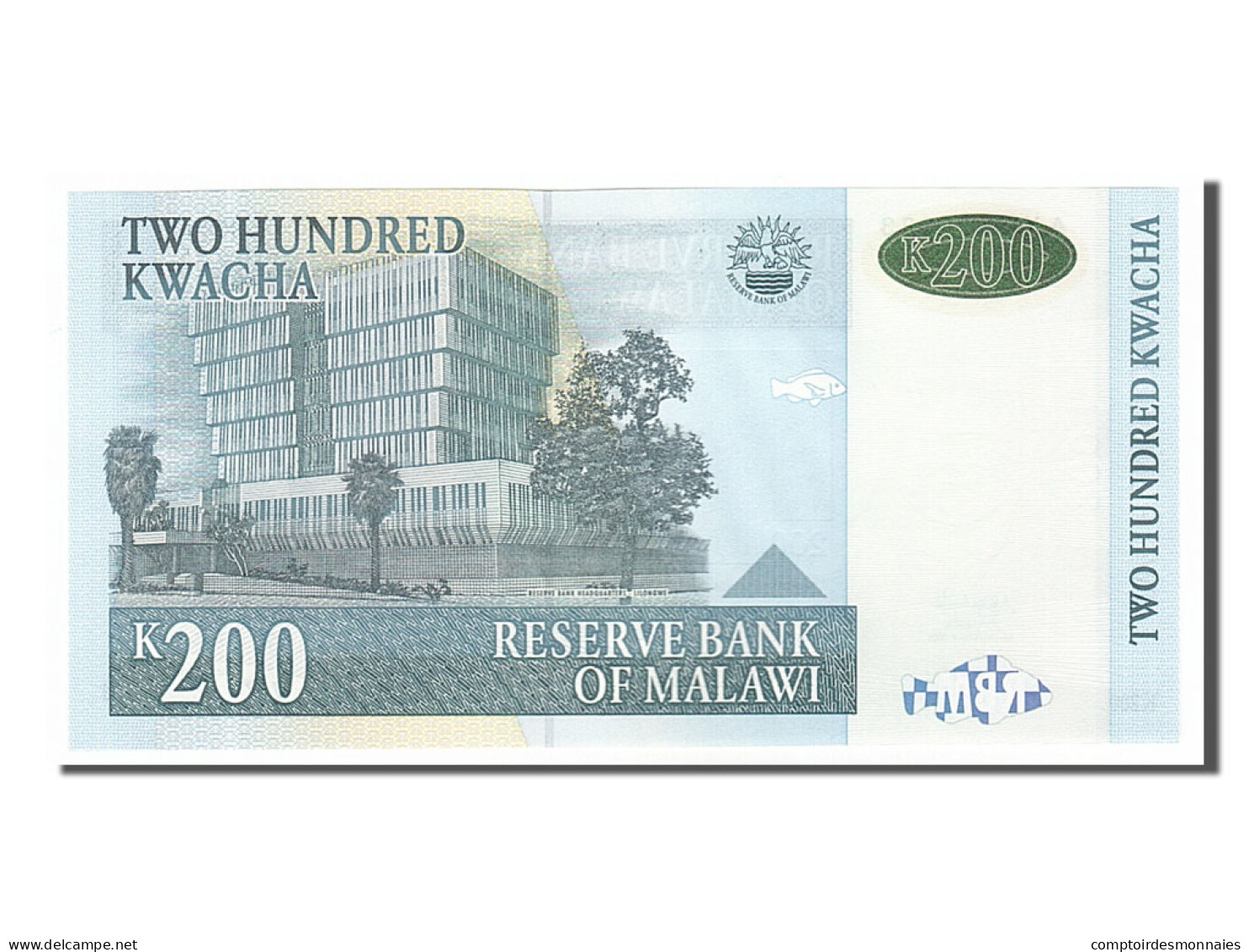 Billet, Malawi, 200 Kwacha, 2003, 2003-10-01, NEUF - Malawi