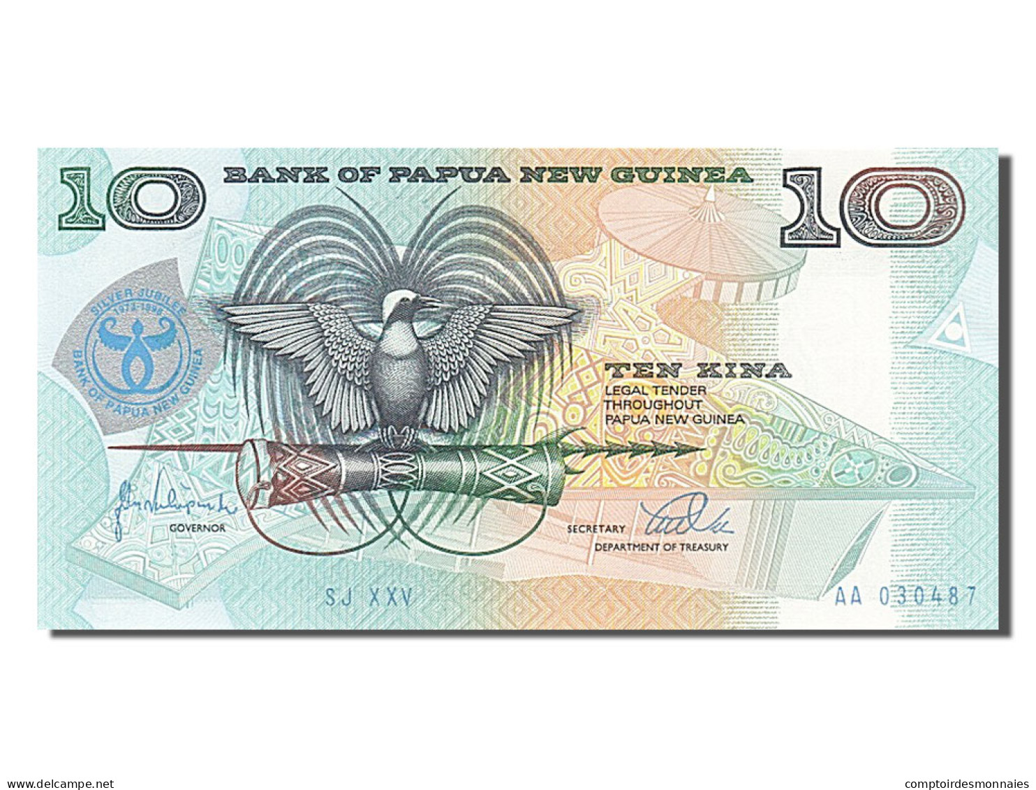 Billet, Papua New Guinea, 10 Kina, 1998, NEUF - Papouasie-Nouvelle-Guinée