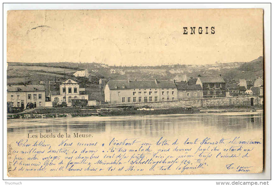 E2520 -  ENGIS  - Les Bords De La Meuse - Engis