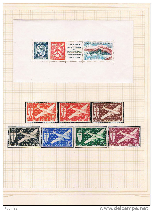 Nueva Caledonia. Resto De Coleccion Con Sellos , Series Y Hojas Bloques - Unused Stamps