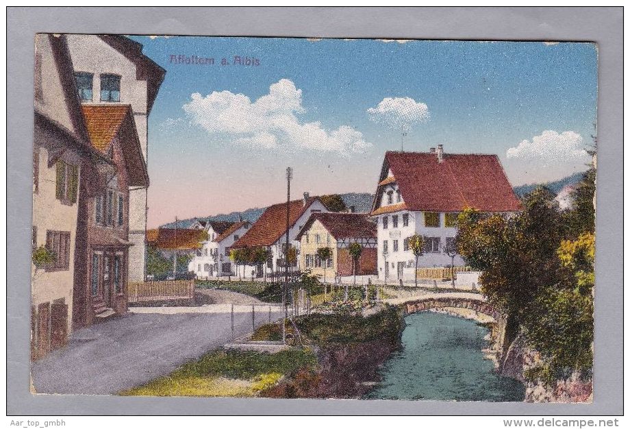 ZH Affoltern A. Albis 1918.VI.14. Affoltern  Dorfstrasse Foto Guggenheim #13197 - Affoltern