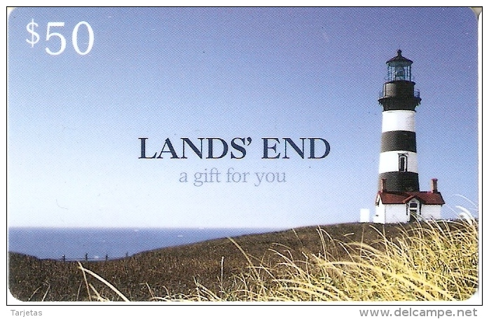 TARJETA DE REGALO DE LANDS'END DE UN FARO (GIFT CARD-CADEAU) LIGHTHOUSE - Lighthouses