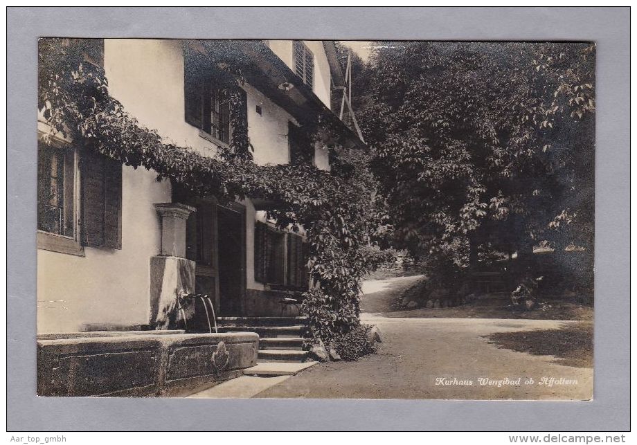 ZH Affoltern A. Albis 1923.II.10. Ambulant  Kurhaus Wengibad Foto Goetz - Affoltern