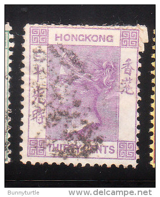 Hong Kong 1863-80 Queen Victoria 30c Used - Usados