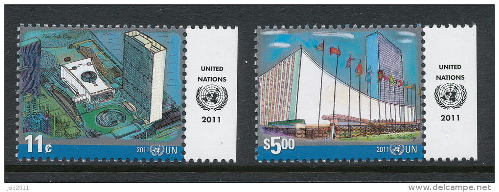 UN New York 2011. Mi # 1242-1243, MNH (**) - Nuevos