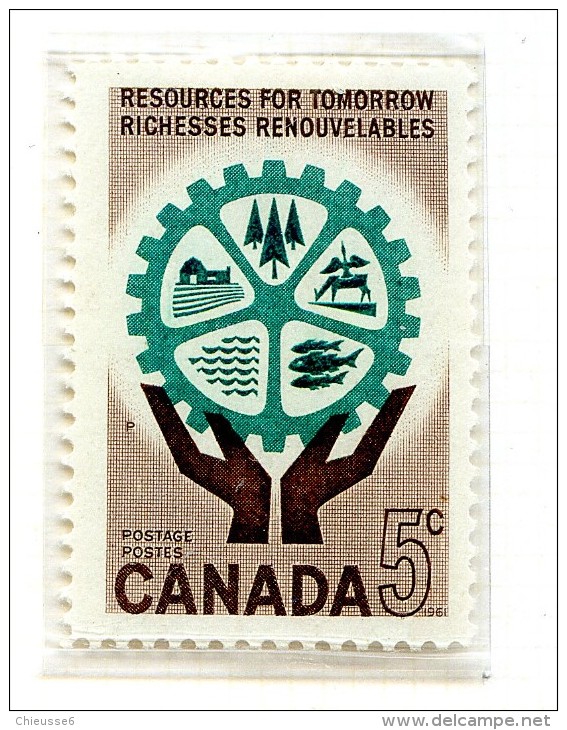 Canada  *    N° 322 -  Ressources Renouvelables . - Unused Stamps