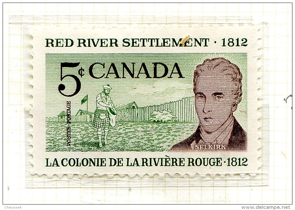 Canada  *    N° 324 -     Paysans Et Lord Selkirk - Nuovi