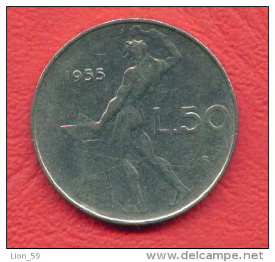 ZC151 /  - 50 LIRE - 1955 -  Italia Italy Italie Italien Italie -  Coins Munzen Monnaies Monete - 50 Lire