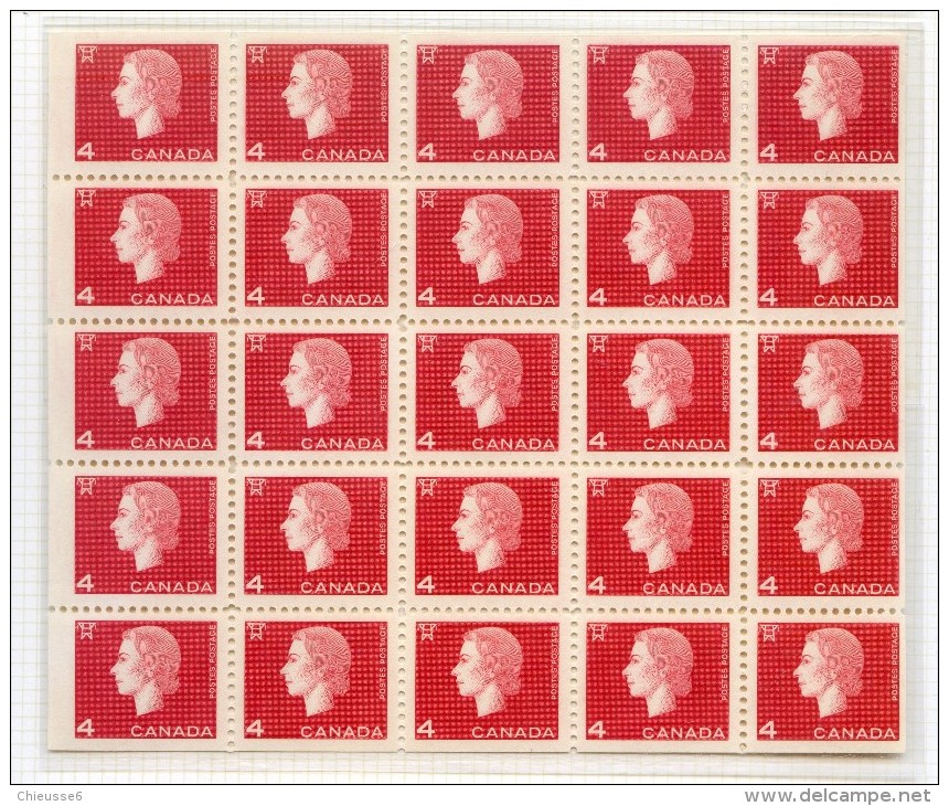 Canada  **    N° 331 - Sans Bande -  Bloc De 20  . - Unused Stamps