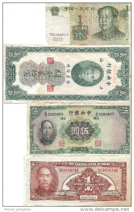 Lot De Billet Chinois - China