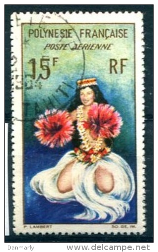 POLYNESIE  PA (o) Y&T N°7 : Danseuse Tahitienne - Oblitérés